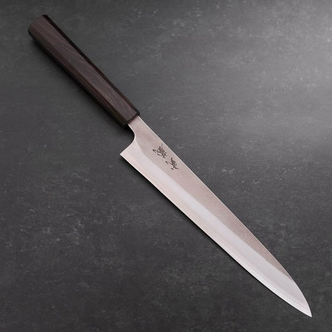 Sujihiki SKD11 Nashiji Ebenholz Griff 240mm-[Musashi]-[Japan-Küchenmesser]