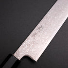 Sujihiki SLD Damast Büffelhorn und Magnolienholz Griff 240mm-[Musashi]-[Japan-Küchenmesser]