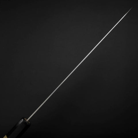 Sujihiki SLD Damast Büffelhorn und Magnolienholz Griff 240mm-[Musashi]-[Japan-Küchenmesser]