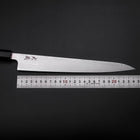 Sujihiki SLD Damast Büffelhorn und Magnolienholz Griff 240mm-[Musashi]-[Japan-Küchenmesser]