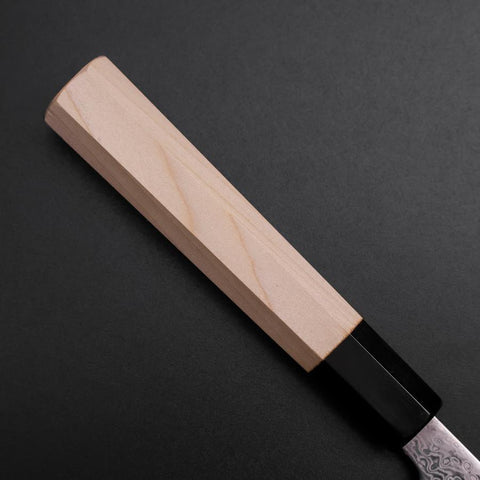 Sujihiki SLD Damast Büffelhorn und Magnolienholz Griff 240mm-[Musashi]-[Japan-Küchenmesser]