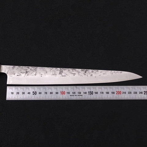 Sujihiki SLD Nashiji Washi Büffelhorn und Magnolienholz Griff 240mm-[Musashi]-[Japan-Küchenmesser]