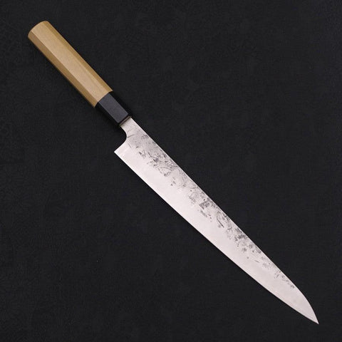 Sujihiki SLD Nashiji Washi Büffelhorn und Magnolienholz Griff 240mm-[Musashi]-[Japan-Küchenmesser]