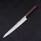 Sujihiki SLD Nashiji Washi Lila Urushi Griff 240mm-[Musashi]-[Japan-Küchenmesser]