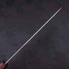 Sujihiki SLD Nashiji Washi Lila Urushi Griff 240mm-[Musashi]-[Japan-Küchenmesser]