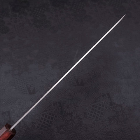 Sujihiki SLD Nashiji Washi Lila Urushi Griff 240mm-[Musashi]-[Japan-Küchenmesser]