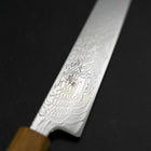 Sujihiki SLD Wellen Damast Eichenholz Griff 240mm-[Musashi]-[Japan-Küchenmesser]