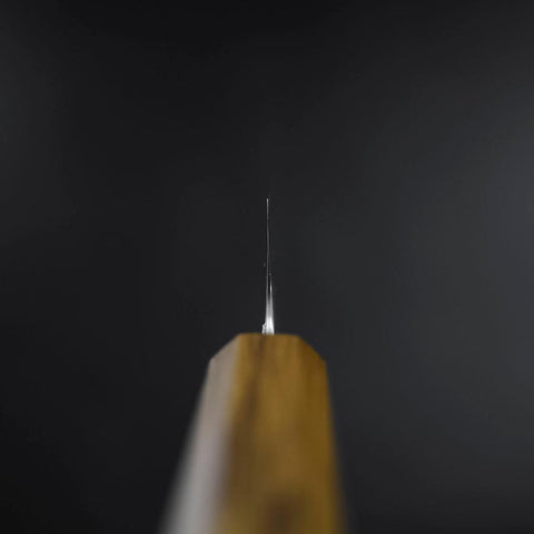 Sujihiki SLD Wellen Damast Eichenholz Griff 240mm-[Musashi]-[Japan-Küchenmesser]