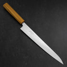 Sujihiki SLD Wellen Damast Eichenholz Griff 240mm-[Musashi]-[Japan-Küchenmesser]