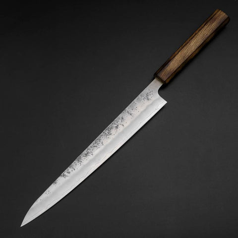 Sujihiki Silver Steel #3 Nashiji Sumi Urushi Griff 240mm-[Musashi]-[Japan-Küchenmesser]