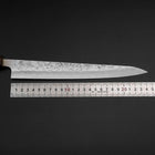 Sujihiki Silver Steel #3 Nashiji Sumi Urushi Griff 240mm-[Musashi]-[Japan-Küchenmesser]