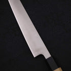 Sujihiki Silver Steel #3 Poliert Büffelhorn und Magnolienholz Griff 240mm-[Musashi]-[Japan-Küchenmesser]