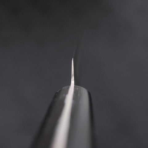 Sujihiki Silver Steel #3 Poliert Schwarzer Westlicher Griff 210mm-[Musashi]-[Japan-Küchenmesser]