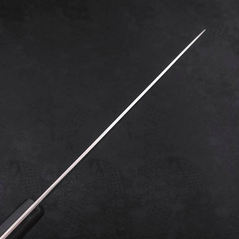 Sujihiki Silver Steel #3 Poliert Schwarzer Westlicher Griff 210mm-[Musashi]-[Japan-Küchenmesser]
