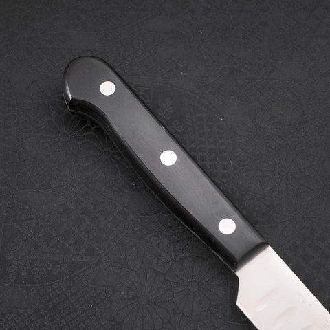 Sujihiki Silver Steel #3 Poliert Schwarzer Westlicher Griff 210mm-[Musashi]-[Japan-Küchenmesser]