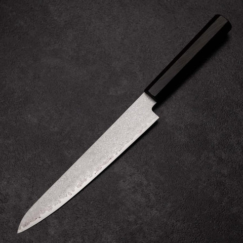 Sujihiki VG-10 Damascus Ebony Handle 180mm (7”)-[Musashi]-[Japan-Küchenmesser]