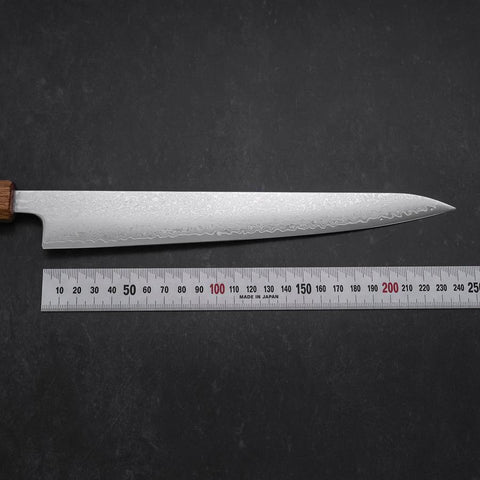 Sujihiki VG-10 Damascus Yaki-Urushi Handle 240mm-[Musashi]-[Japanese-Kitchen-Knives]