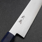 Sujihiki VG-10 Damast Blauer Birkenholz Griff 240mm-[Musashi]-[Japan-Küchenmesser]
