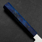 Sujihiki VG-10 Damast Blauer Birkenholz Griff 240mm-[Musashi]-[Japan-Küchenmesser]