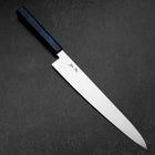 Sujihiki VG-10 Damast Blauer Birkenholz Griff 270mm-[Musashi]-[Japan-Küchenmesser]