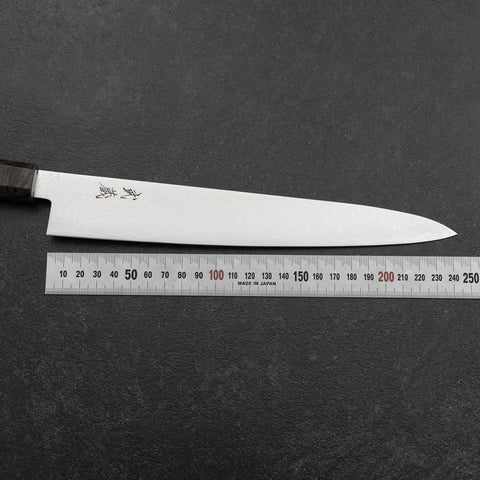 Sujihiki VG-10 Damast Grauer Birkenholz Griff 240mm-[Musashi]-[Japan-Küchenmesser]