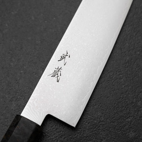 Sujihiki VG-10 Damast Grauer Birkenholz Griff 270mm-[Musashi]-[Japan-Küchenmesser]