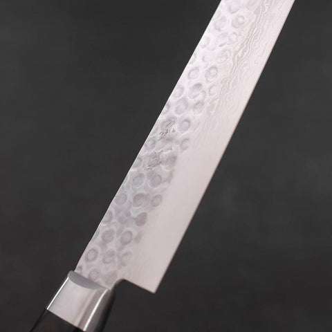 Sujihiki VG-10 Tsuchime Damascus Black Western Handle 245mm (9.6”)-[Musashi]-[Japan-Küchenmesser]
