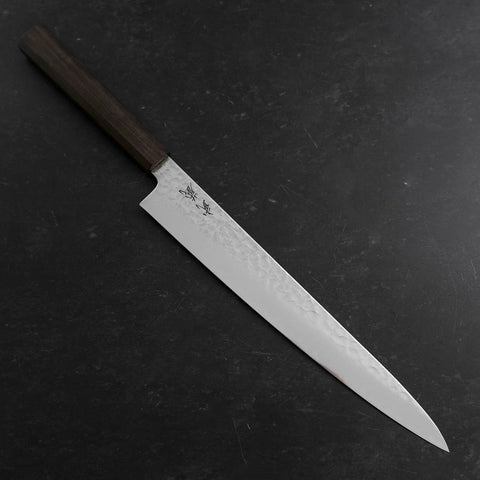 Sujihiki VG-10 Tsuchime Damast Aschholz Griff 270mm-[Musashi]-[Japan-Küchenmesser]