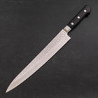 Sujihiki VG-10, Tsuchime Damast Westlicher Griff, 240mm-[Musashi]-[Japan-Küchenmesser]