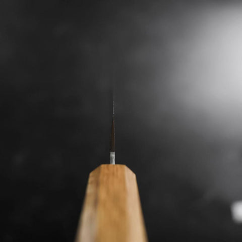 Sujihiki VG-10 Tsuchime Damast Yaki Urushi Griff 240mm-[Musashi]-[Japan-Küchenmesser]