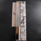 Sujihiki VG-10 Tsuchime Damast Yaki Urushi Griff 240mm-[Musashi]-[Japan-Küchenmesser]
