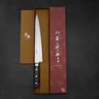 Sujihiki VG-5 Damast Schwarzer Westlicher Griff 235mm-[Musashi]-[Japan-Küchenmesser]