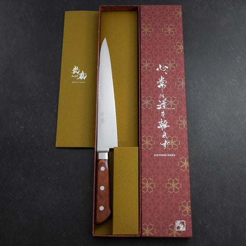 Sujihiki VG-5 Tsuchime Westlicher Griff 210mm-[Musashi]-[Japan-Küchenmesser]