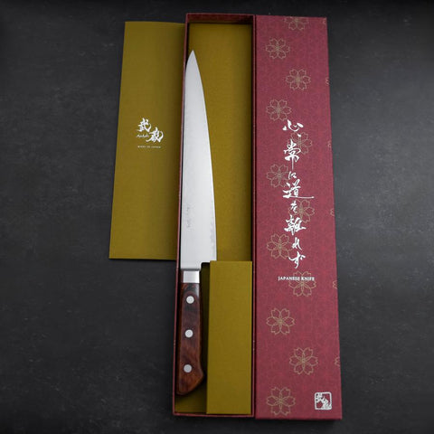 Sujihiki VG-5 Tsuchime Westlicher Griff 240mm-[Musashi]-[Japan-Küchenmesser]