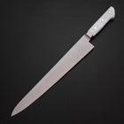 Sujihiki VG-5 Tsuchime Westlicher Weißer Marmorierter Griff 270mm-[Musashi]-[Japan-Küchenmesser]