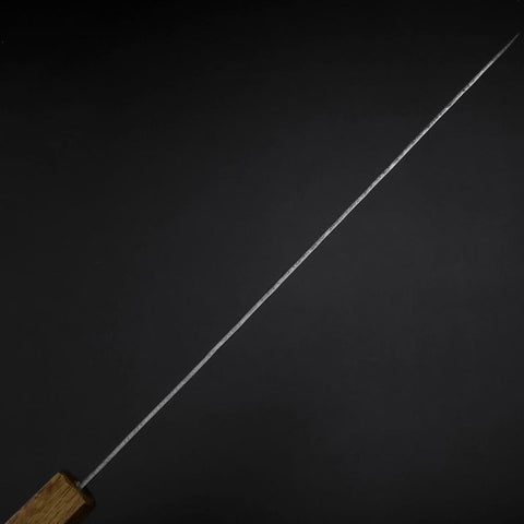 Sujihiki White Steel #2 Tsuchime Yaki Urushi Griff 240mm-[Musashi]-[Japan-Küchenmesser]