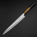 Sujihiki White Steel #2 Tsuchime Yaki Urushi Handle 240mm-[Musashi]-[Japanese-Kitchen-Knives]