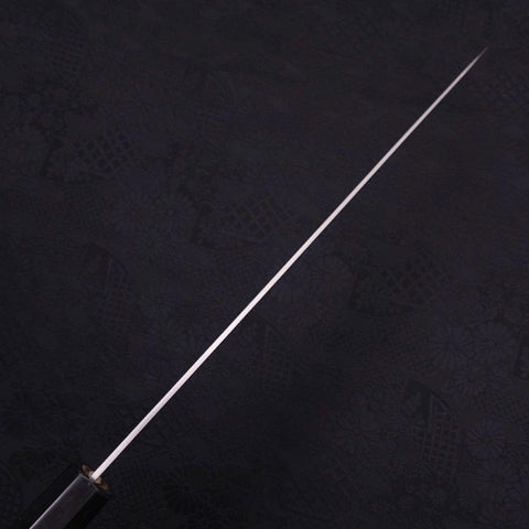 Sujihiki White Steel #1 Stainless Clad Buffalo Magnolia Handle 240mm-[Musashi]-[Japanese-Kitchen-Knives]