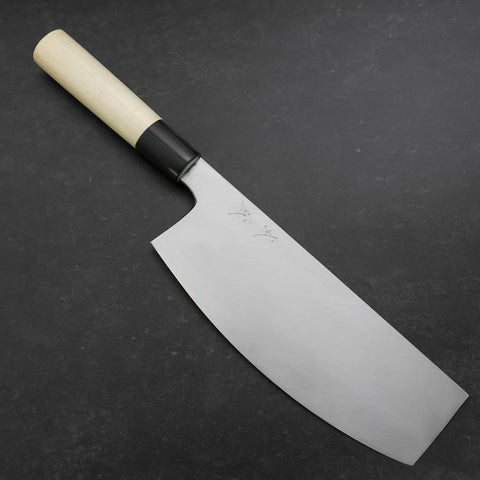 Sushikiri White Steel #2 Hon-Kasumi Buffalo Magnolia Handle 240mm (9.4”)-[Musashi]-[Japan-Küchenmesser]