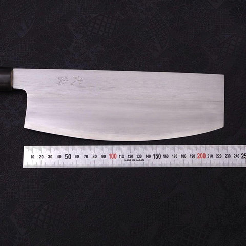 Sushikiri White Steel #2 Kasumi Büffelhorn und Magnolienholz Griff 240mm-[Musashi]-[Japan-Küchenmesser]