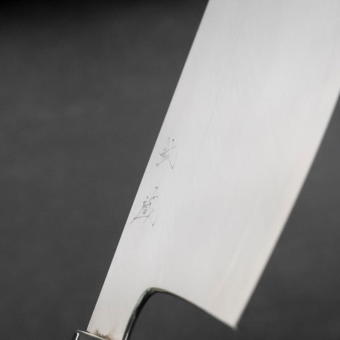 Sushikiri White steel #2 Hon-Kasumi Büffelhorn und Magnolie Griff 240mm-[Musashi]-[Japan-Küchenmesser]