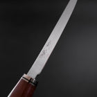 Syeakmesser VG-10 Damast Anden Teak Griff 115mm-[Musashi]-[Japan-Küchenmesser]