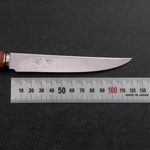 Syeakmesser VG-10 Damast Anden Teak Griff 115mm-[Musashi]-[Japan-Küchenmesser]
