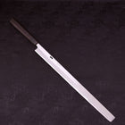 Takohiki Blue Steel #2 Edelstahlummantelung Büffelhorn und Ebenholz Griff 360mm-[Musashi]-[Japan-Küchenmesser]