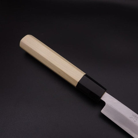 Takohiki Blue Steel #2 Kasumi Büffelhorn und Magnolienholz Griff 270mm-[Musashi]-[Japan-Küchenmesser]