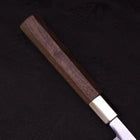 Takohiki Silver Steel #3 Walnuss Griff 200mm-[Musashi]-[Japan-Küchenmesser]