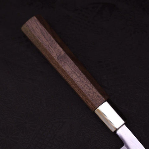 Takohiki Silver Steel #3 Walnuss Griff 200mm-[Musashi]-[Japan-Küchenmesser]