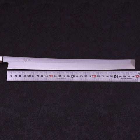 Takohiki White Steel #1 Walnuss Griff 300mm-[Musashi]-[Japan-Küchenmesser]