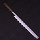 Takohiki White Steel #1 Walnuss Griff 300mm-[Musashi]-[Japan-Küchenmesser]