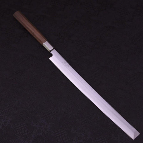 Takohiki White Steel #1 Walnuss Griff 300mm-[Musashi]-[Japan-Küchenmesser]